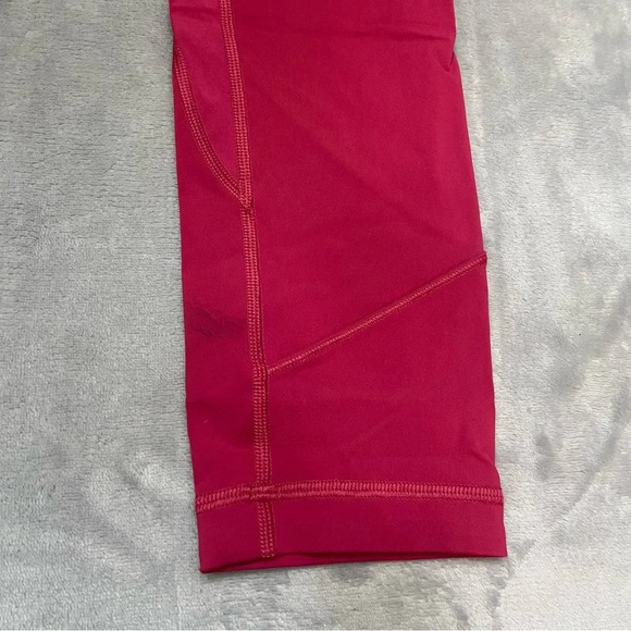 Lululemon All The Right Places Crop II *23" ruby wine 27241 - Picture 10 of 12